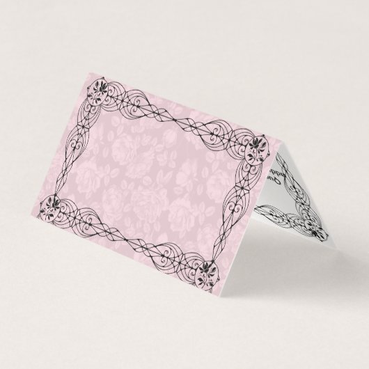 Roos Shadow Fairy Visitekaartje (Achterkant)