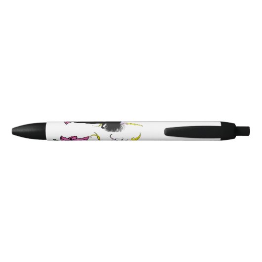 Roos Shadow Fairy Zwarte Inkt Pen (Achterkant)