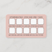 Roos Shadow QR Code Beloning Visitekaartje (Achterkant)