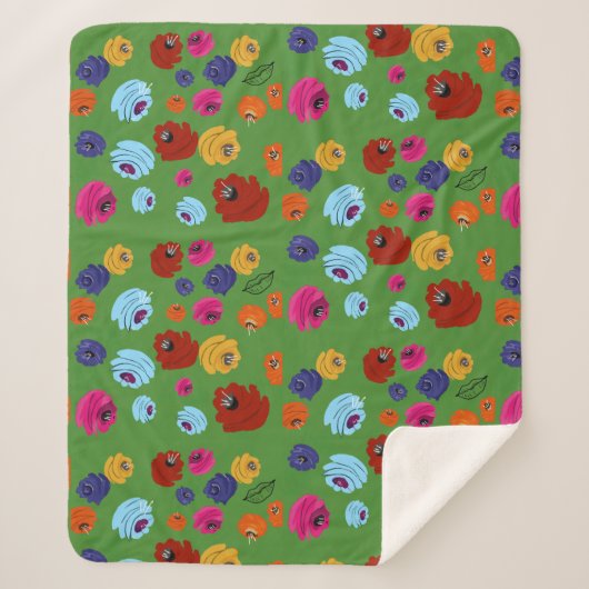 Roos Sherpa Blanket Deken (Voorkant)