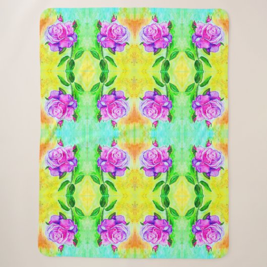 Roos Sherpa Blanket Deken (Voorkant)