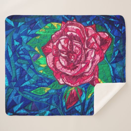 Roos Sherpa Deken (Voorkant (horizontaal))