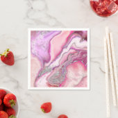 Roos Silver liquid Marble Servet (Insitu)