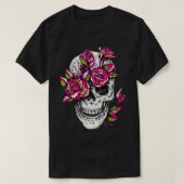 Roos Skeletspieren Gothic T-shirt (Design voorkant)