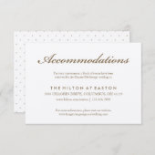 Roos Sketch Accommodatie Kaart in Sepia (Voorkant / Achterkant)