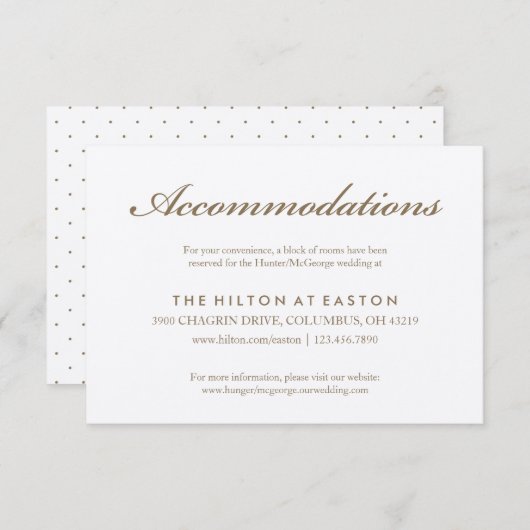 Roos Sketch Accommodatie Kaart in Sepia (Voorkant / Achterkant)