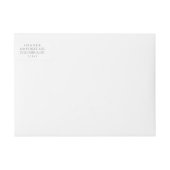 Roos Sketch Address Label in Pink (Voorkant)