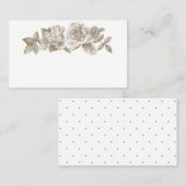 Roos Sketch Plaats Kaarten in Sepia Plaatskaartje (Voorkant / Achterkant)