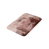 Roos Skinny Royal Glitter Name Monogram Makeup Badmat (Gekanteld)