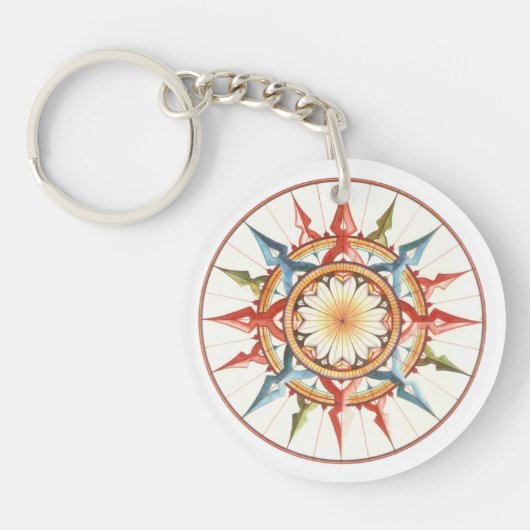 Roos Sleutelhanger (Voorkant)