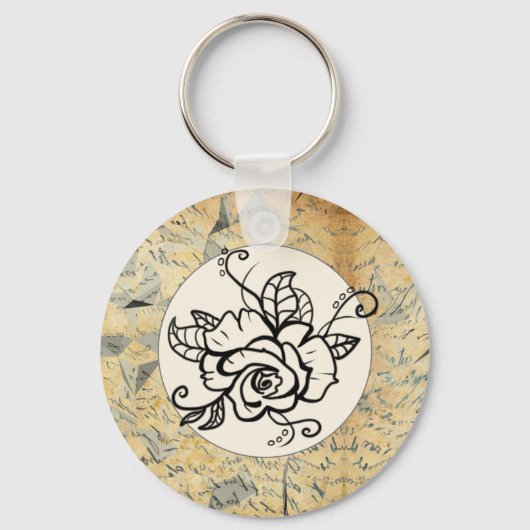Roos Sleutelhanger (Voorkant)