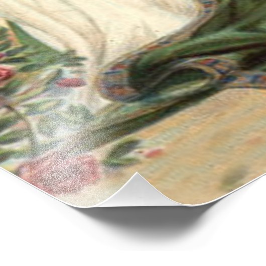 ROOS Soldaten van het Amerikaanse Vlag Lady Libert Foto Afdruk (Hoek)