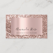 Roos Spark Wedding Event Planner Mode Beauty Afsprakenkaartje (Voorkant)