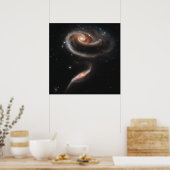 Roos Spiraal Stelsels Poster (Keuken)
