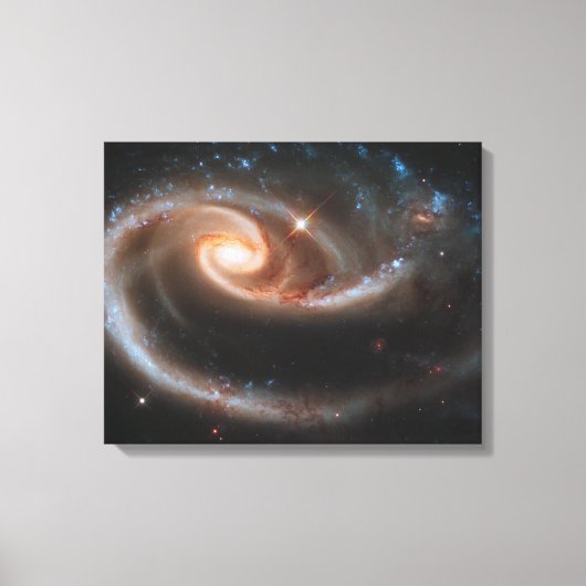 Roos Spiraalstelsels in Canvas Afdruk (Voorkant)