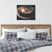 Roos Spiraalstelsels in Canvas Afdruk (Insitu (Slaapkamer))