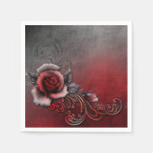 Roos Standard Cocktail Napkins Servetten (Voorkant)