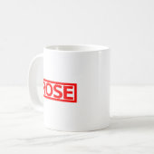 Roos Stempel Koffiemok (Voorkant links)
