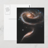 Roos sterrenstelsels briefkaart (Voorkant / Achterkant)