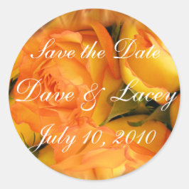 Roos Sticker-aanpassen voor uw gebruik Ronde Sticker