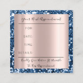 Roos Stijl van de Berichten van de Gebeurtenis van Afsprakenkaartje (Achterkant)