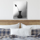 Roos stilleven canvas afdruk (Insitu (Slaapkamer))
