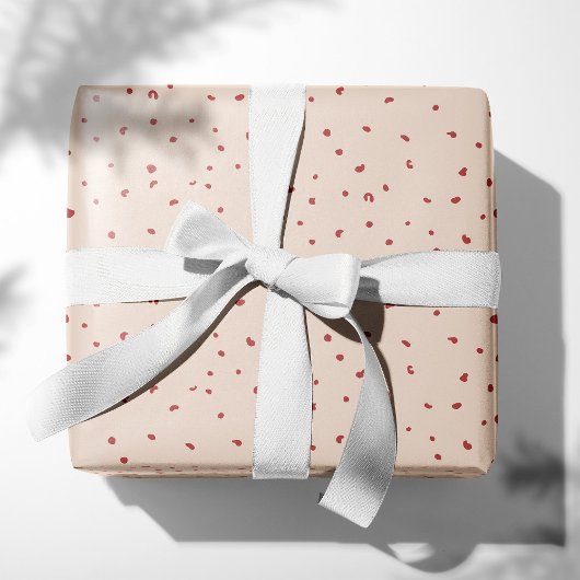 Roos Stippen Cadeaupapier