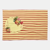 Roos Stripe Kitchen Towel Theedoek (Horizontaal)