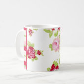 Roos Stripe Mok (Voorkant links)