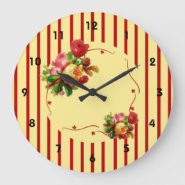 Roos Stripe wandklok