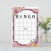 Roos Striped bingo (Staand voorkant)