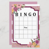 Roos Striped bingo (Voorkant / Achterkant)