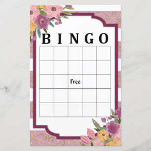 Roos Striped bingo