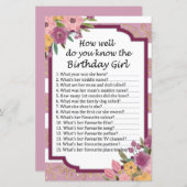 Roos Striped Hoe goed ken je het moedermeisje? (Voorkant / Achterkant)