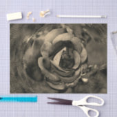 Roos stroomt in Bloom Abstracte sepia-ontkoppeling Tissuepapier (Craft)