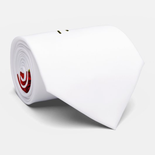 Roos stropdas (Opgerold)