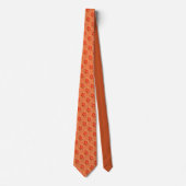 Roos Stropdas Oranje Rozen Neckties Aangepaste Str (Voorkant)