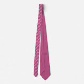 Roos Stropdas Roze Roses Neckties Romantische Gift (Achterkant)