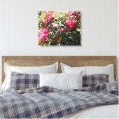 Roos Struik Canvas Afdruk (Insitu (Slaapkamer))
