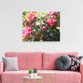 Roos Struik Canvas Afdruk (Insitu (Woonkamer))
