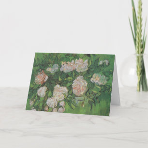 Roos Struik door Vincent Van Gogh Kaart