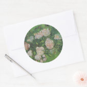 Roos Struik door Vincent Van Gogh Ronde Sticker (Envelop)