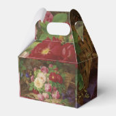 Roos stuk op de bosvloer met vlinders bedankdoosjes (Voorkant Zijde)