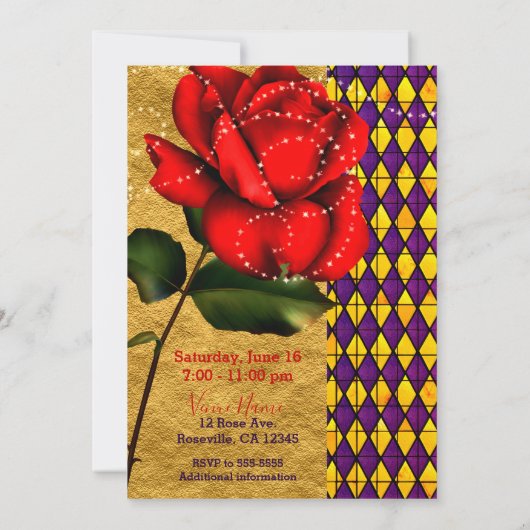 Roos Sweet 16 Kaart (Achterkant)