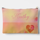 Roos Sweethearts w/Naam Print Cut Sew Bag Etui (Achterkant)