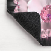 Roos Swirl Crystal Fractal Muismat (Hoek)