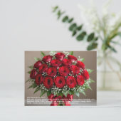 Roos Symboliek Briefkaart (Staand voorkant)