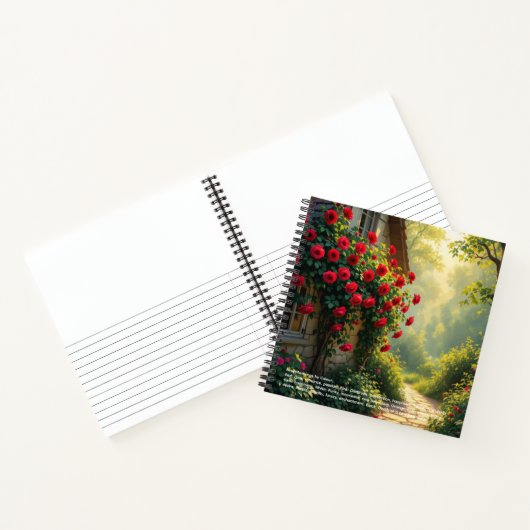 Roos Symboliek Notitieboek (Binnen)