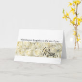 Roos sympathie kaart (Gele Bloem)