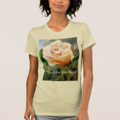 Roos T Shirt Origineel kunstwerk van Kathleen Hutt (Voorkant)